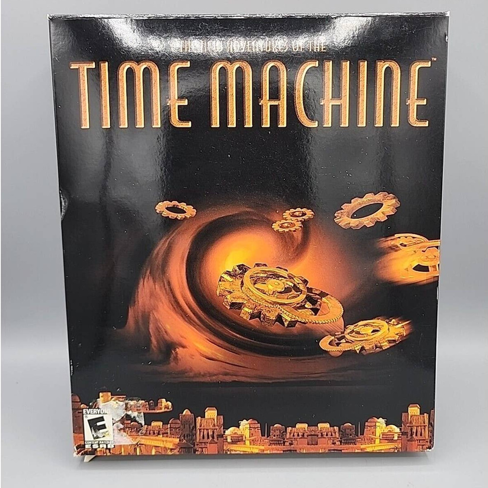 The New Adventures of The Time Machine PC Game from 2000 in Box Windows 95 98
